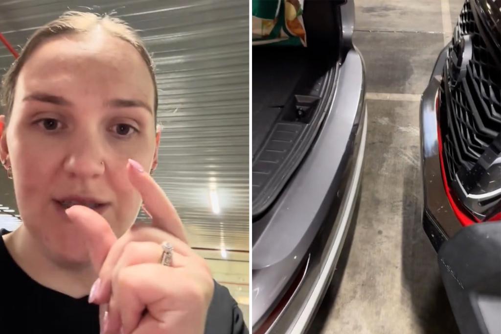 Mum-of-two slammed in viral video after 'careless' parking move